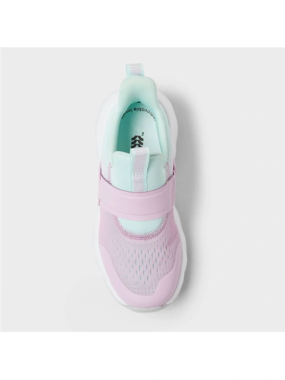 Kids All in Motion Dillion Slip-on Performance Sneakers - Purple/Mint Green